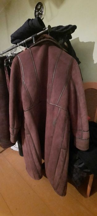 Kożuch damski długi 100% skóra naturalna sprzedam