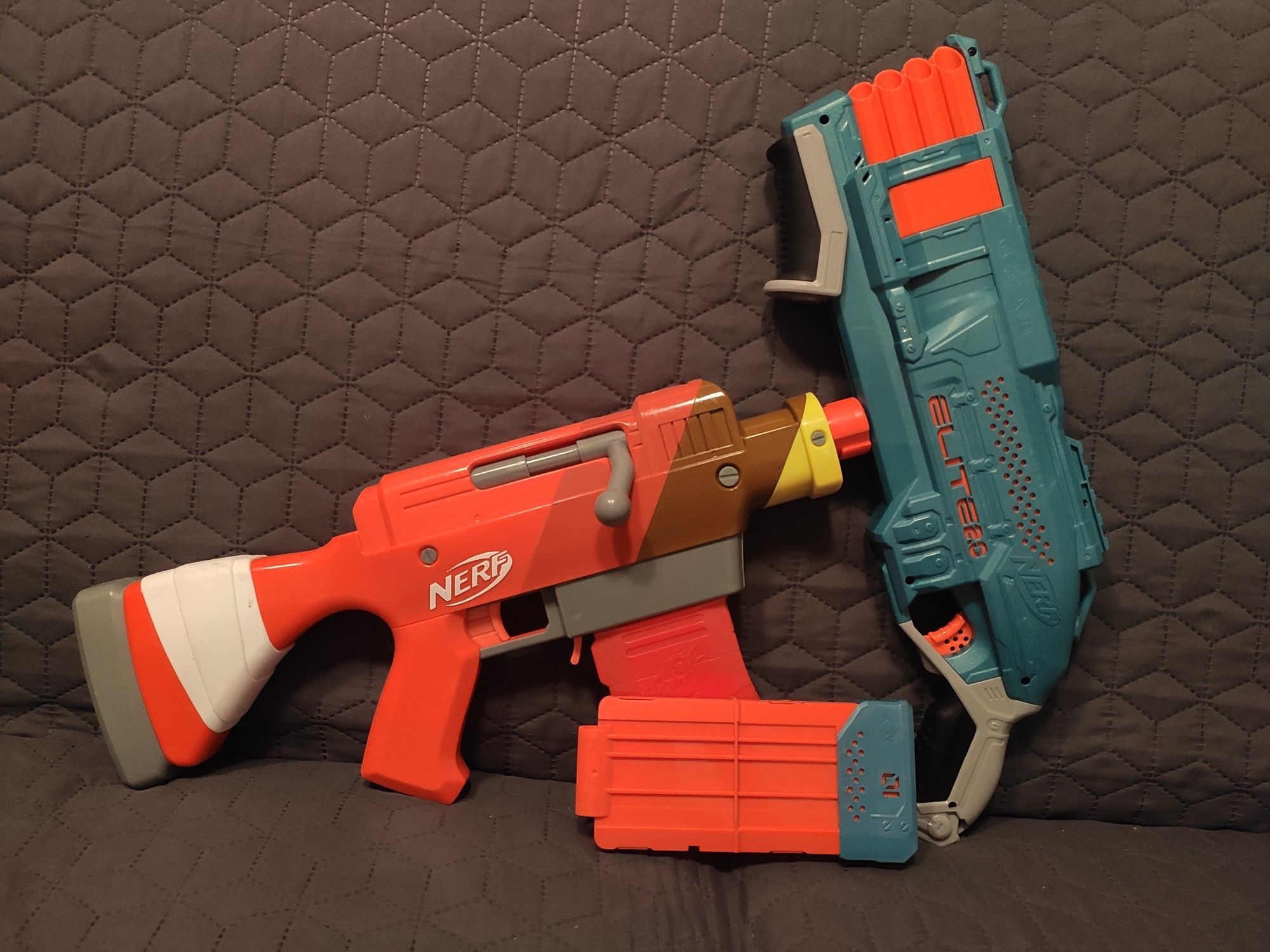 2 x Pistolet Nerf Hasbro +1200 strzałek