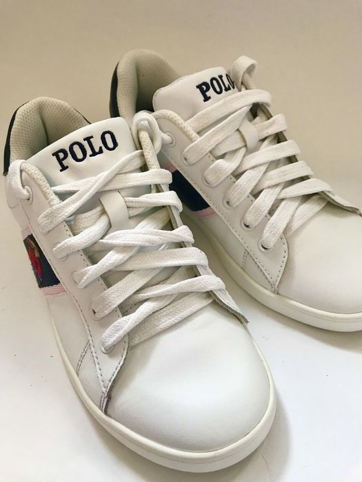 Кросівки Білі. POLO. Ralph Lauren. Оригінал. 34,5/35 розмір.  23 см