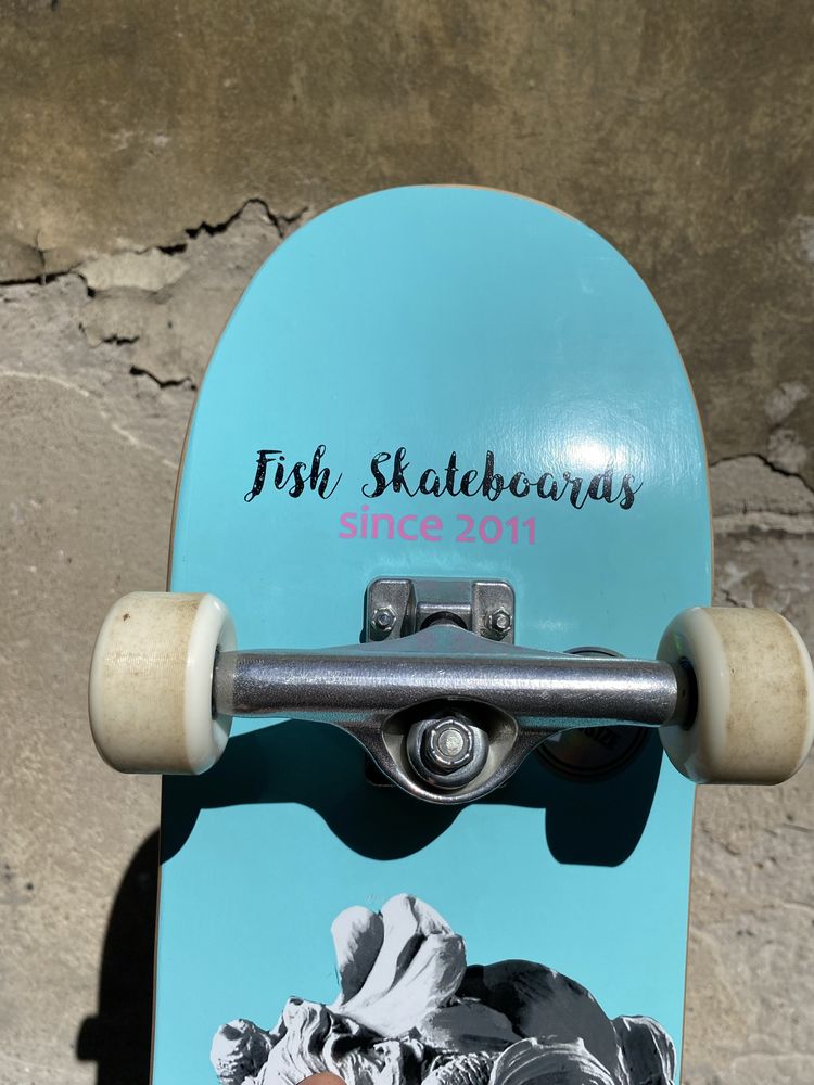 Kompletna deskorolka Fish Skateboards 8.0 - nowa deska, zadbana