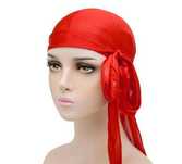 Durag czerwony chusta na głowę nakrycie czapa gangster Gang Bloods USA