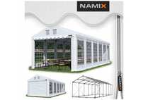 Namiot PRESTIGE 6x12-3m ogrodowy imprezowy garaż wzmocniony PVC 560g