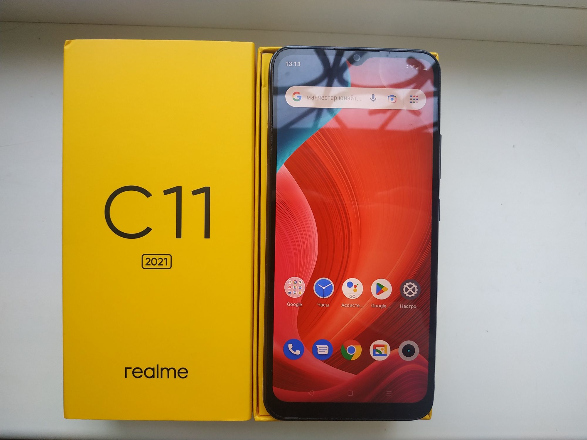 Realme C11 в хорошем состоянии.