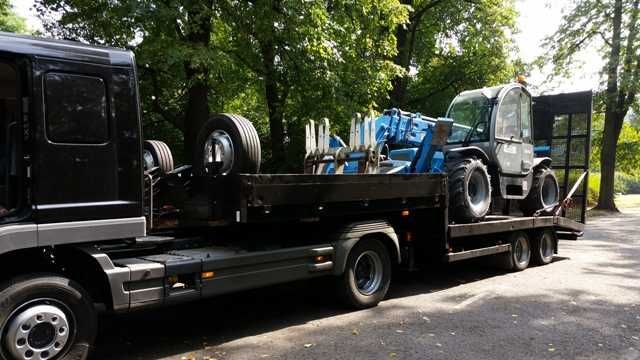 Transport specjalistyczny niskopodwoziówka wózki widłowe maszyny itp