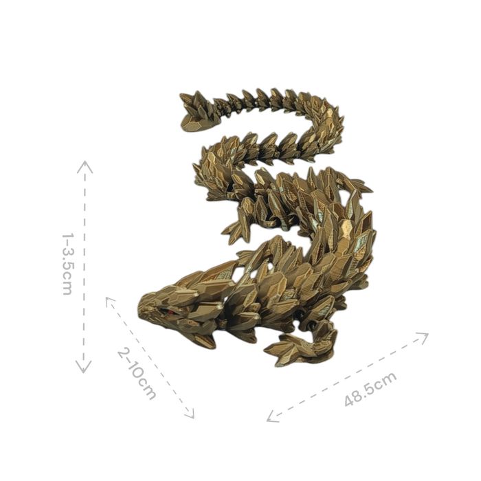 GemStone Dragon, Klejnotowy Smok Midi, 48.5cm Figurka Przegubowa,62A2M