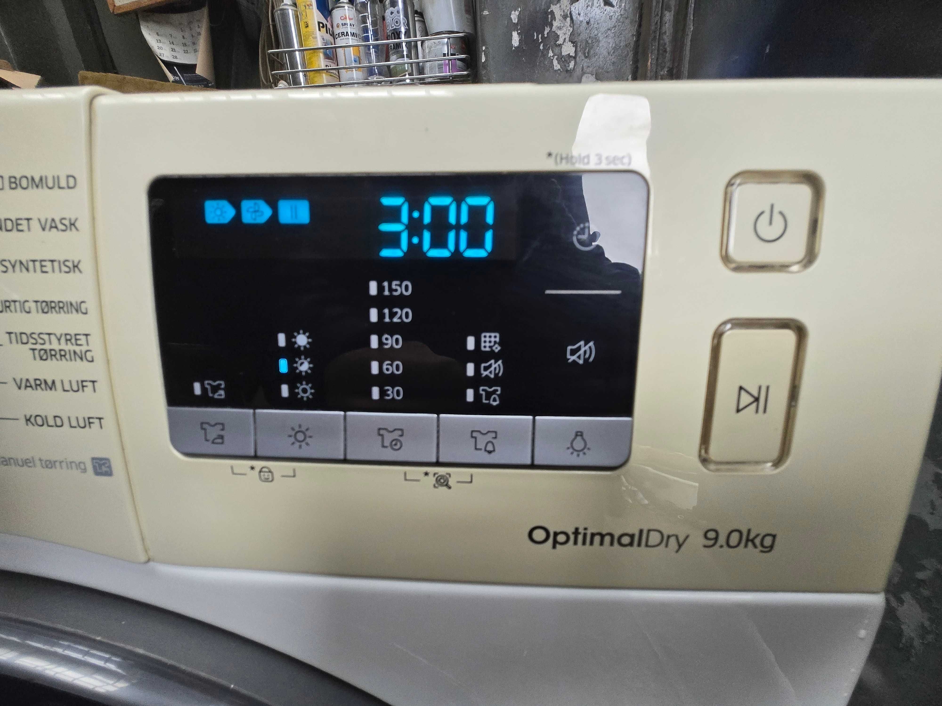 Suszarka Samsung Eco Babbel 9 kg.Bęben podśw. LCD.Z pompą ciepła.Gwar.