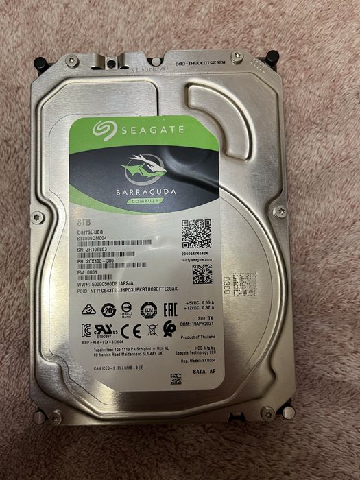 HHD Seagate BarraCuda 8ТБ