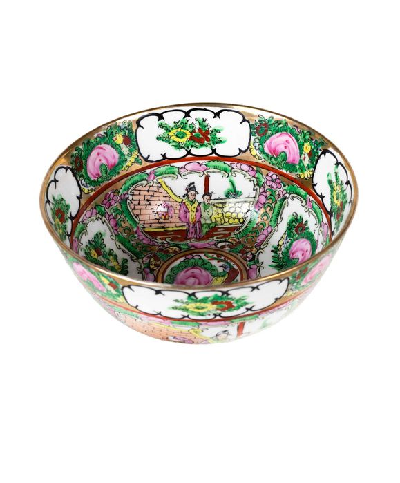 Taça de Arroz em Porcelana Chinesa, Macau, Século XX