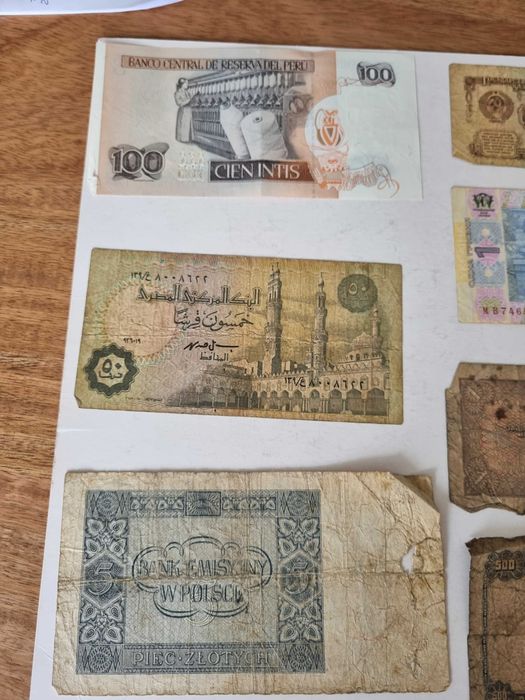 Stare banknoty 10 sztuk
