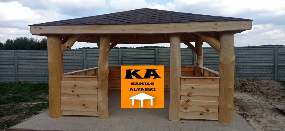Altanka z bala Altana Altanki Altany Ogrodowa