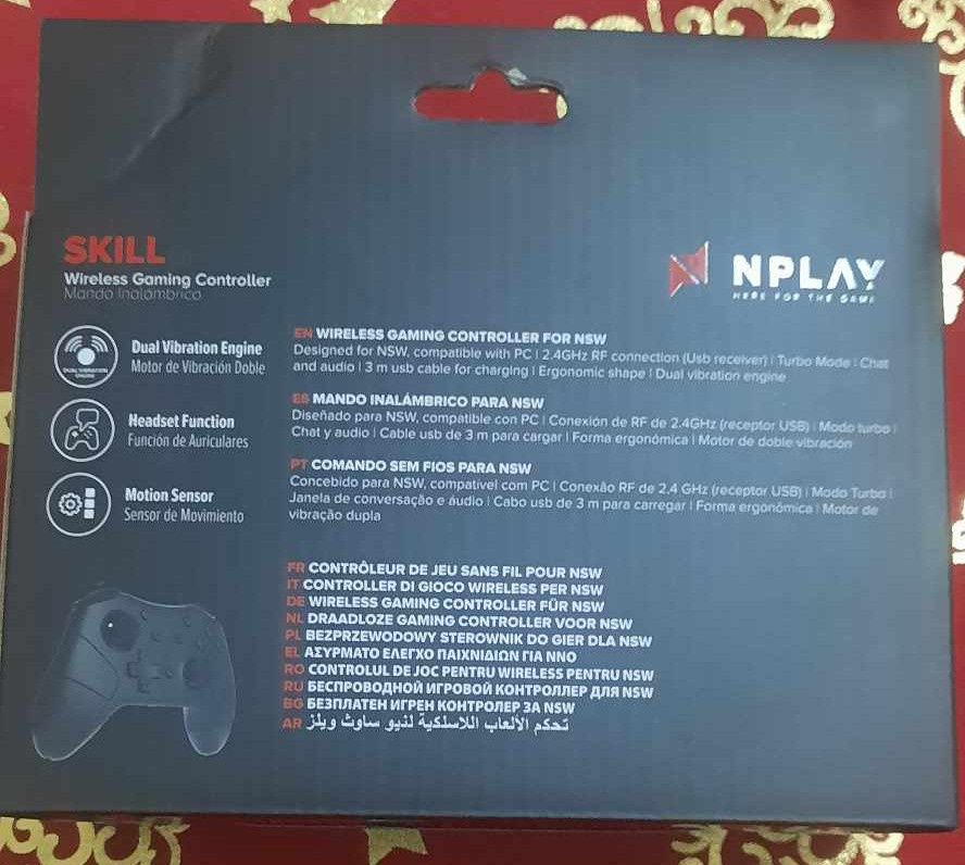 Comando wireless para Nintendo Switch