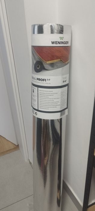 Cały podkład kwarcowy Weninger Profi 2mm pod panele 1 rolka 8m2