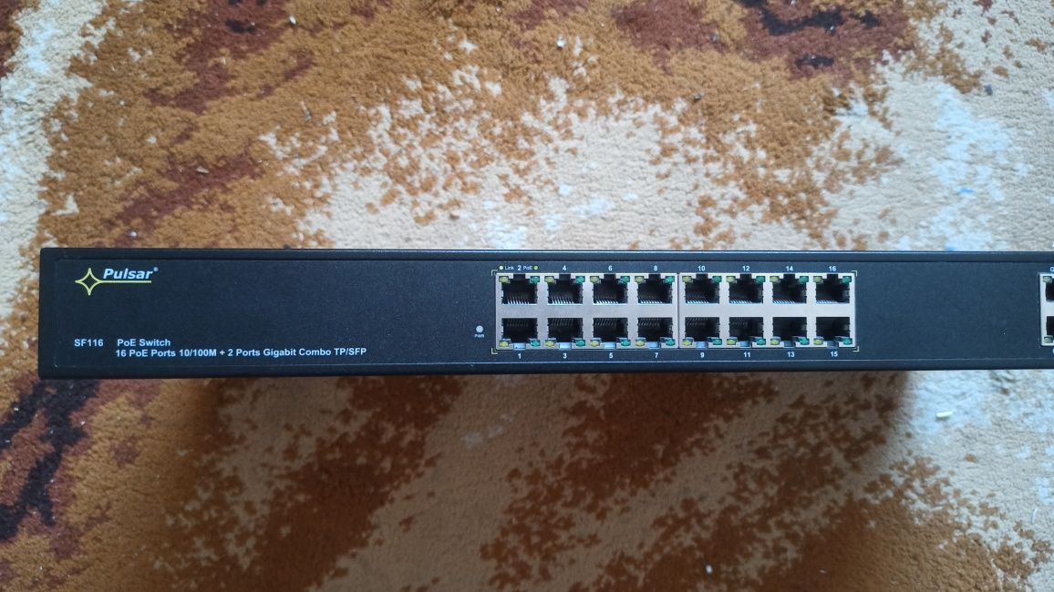 SWITCH Pulsar SF 116 POE 1000 Mbit/s