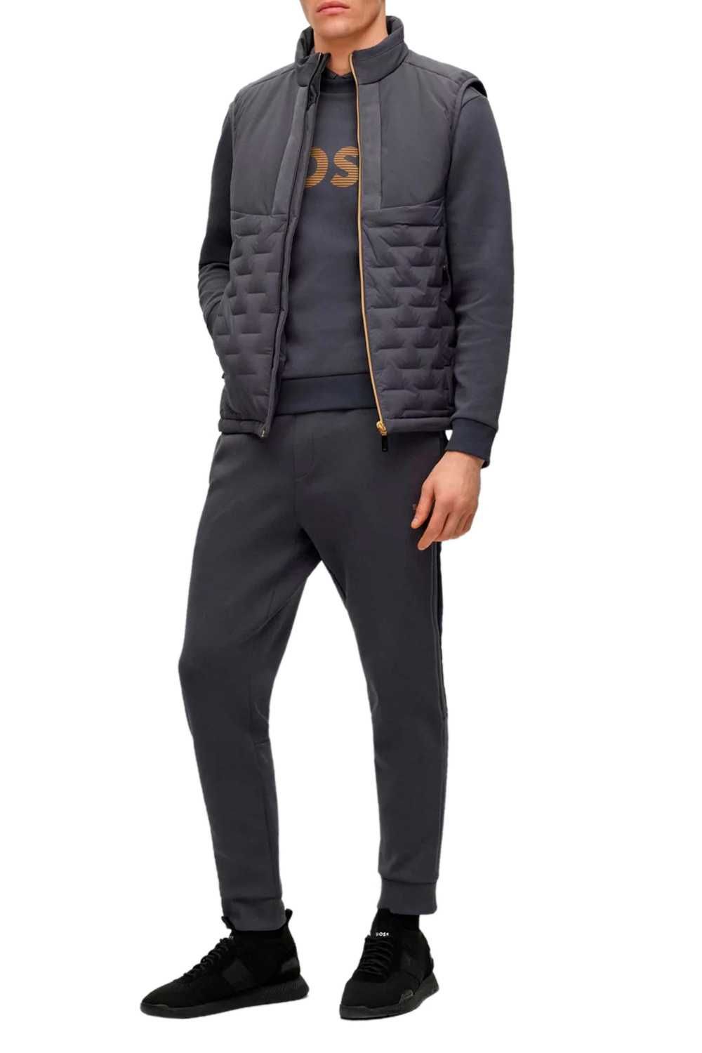HUGO BOSS puchowy bezrękawnik kamizelka GREY