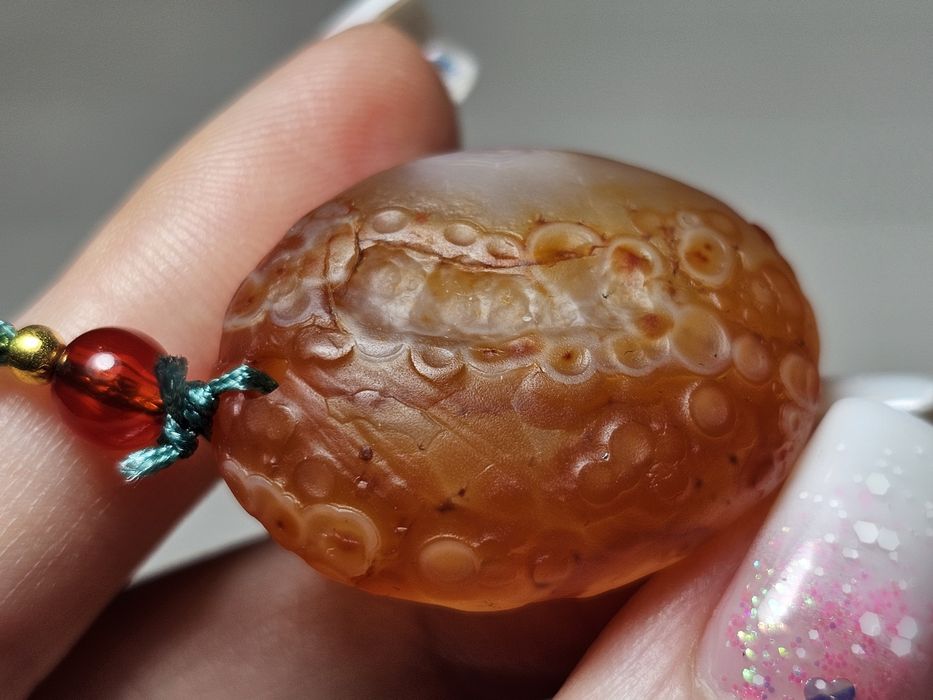 Agat Alxa gobi wisiorek