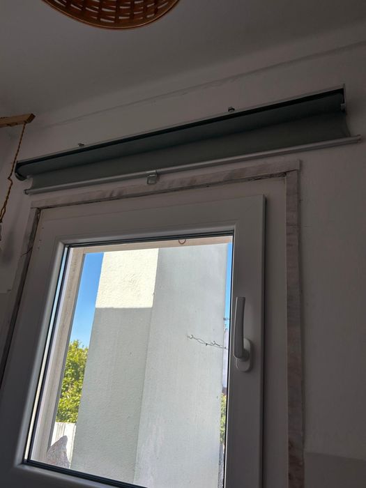 Estore de Correr IKEA SKOGSKLÖVER – Verde - um pouco opaco