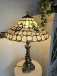 Lampa witrazowa Tiffany styl.Podstawa mosiadz.Stan Idealny