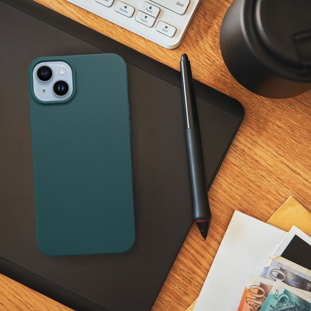 Futerał MATT do XIAOMI Redmi Note 14 Pro Plus 5G ciemnozielony