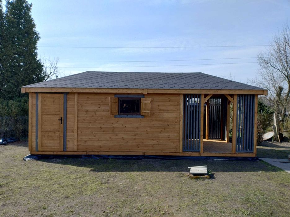 Domek letniskowy, ogrodowy, narzędziowy, drewniany, altana, altanki