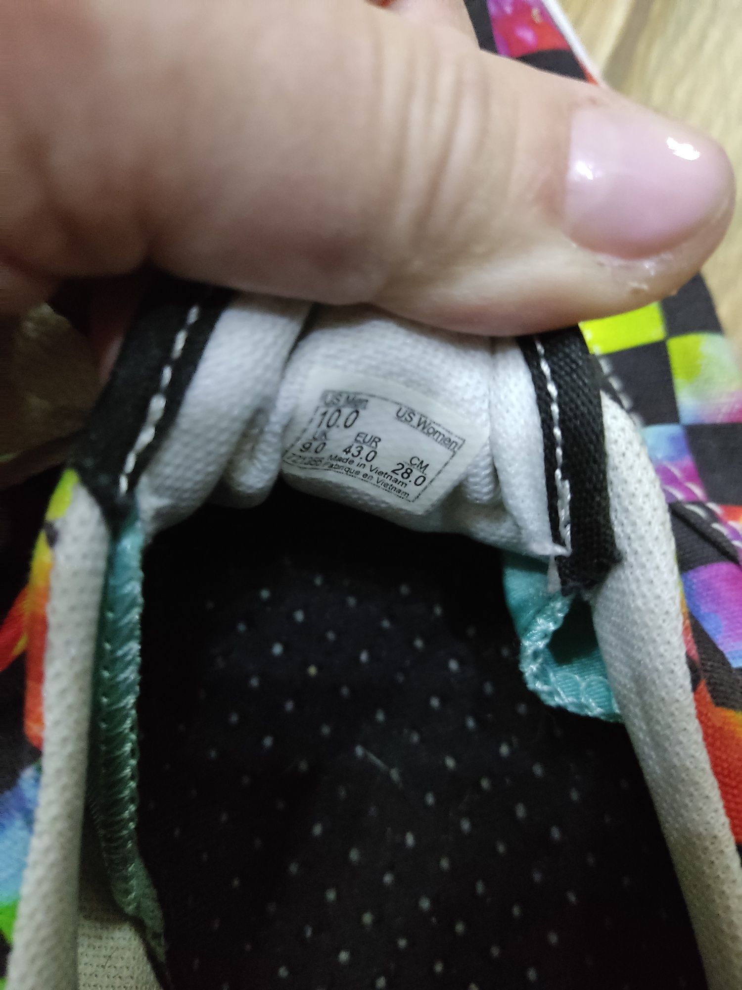 Buty Vans 43 młodzieżowe 10 UK 9.00 wkładka 28 cm