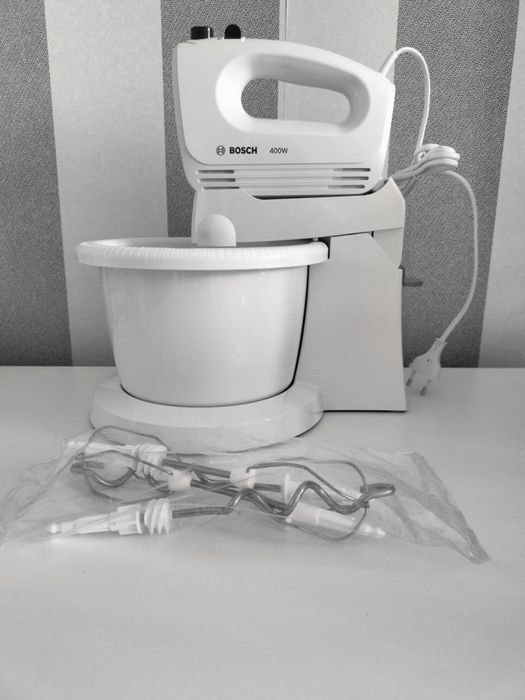 Bosch CleverMixx MFQ2600X – mikser ręczny z misą obrotową