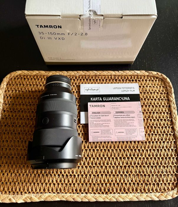 GWARANCJA Tamron 35-150 mm f/2-2.8 DI III VXD Sony