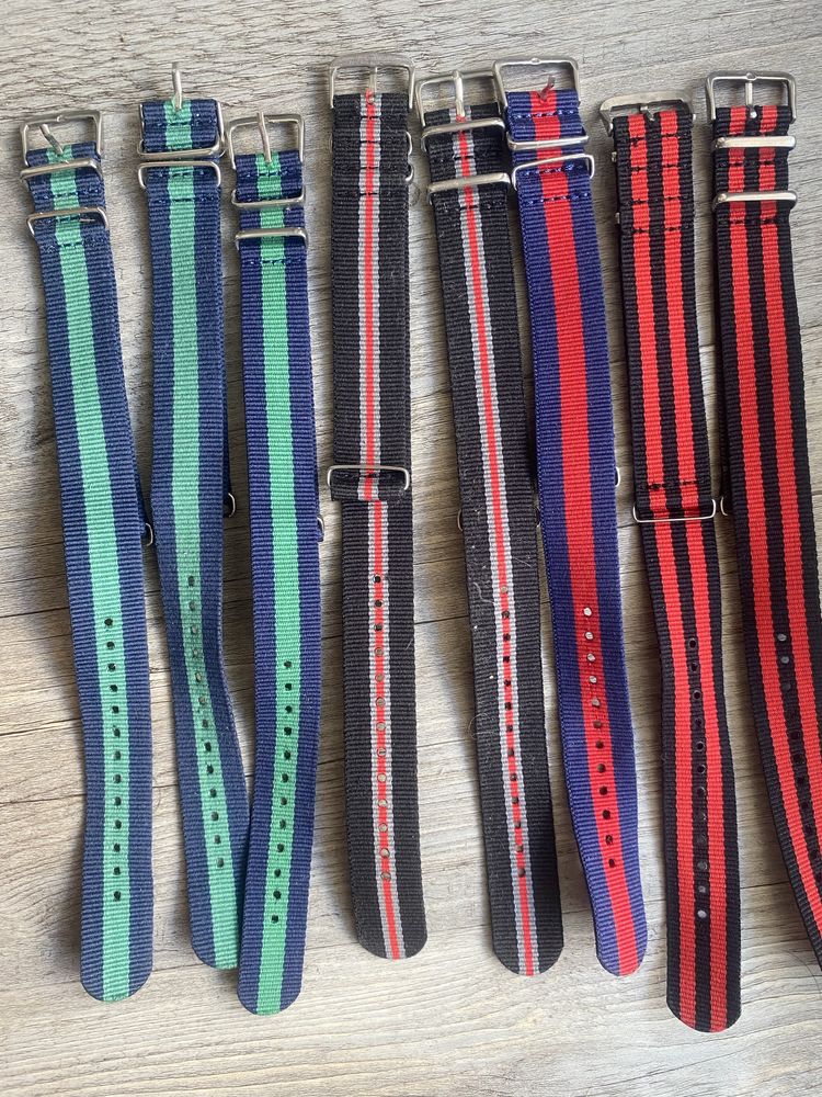 Bracelete nylon nato relogio 20mm