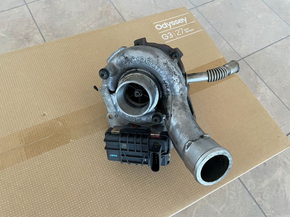 Turbosprężarka Garrett Audi A4 A5 A6 2.7 TDI V6 M53 z nastawnikiem