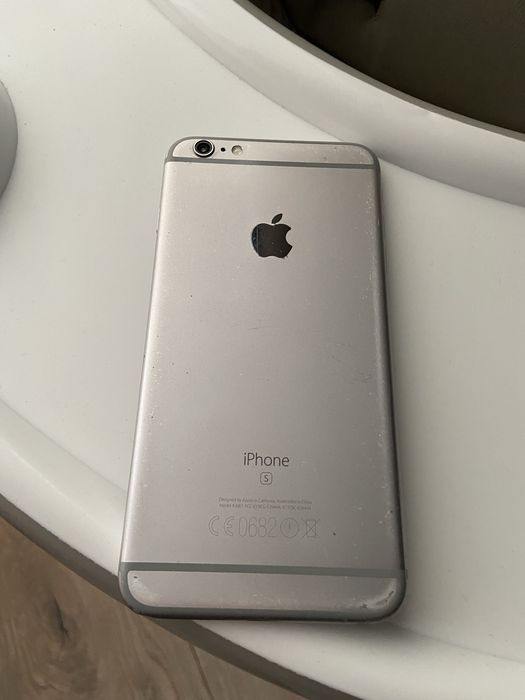 iPhone 6s plus srebrny/czarny