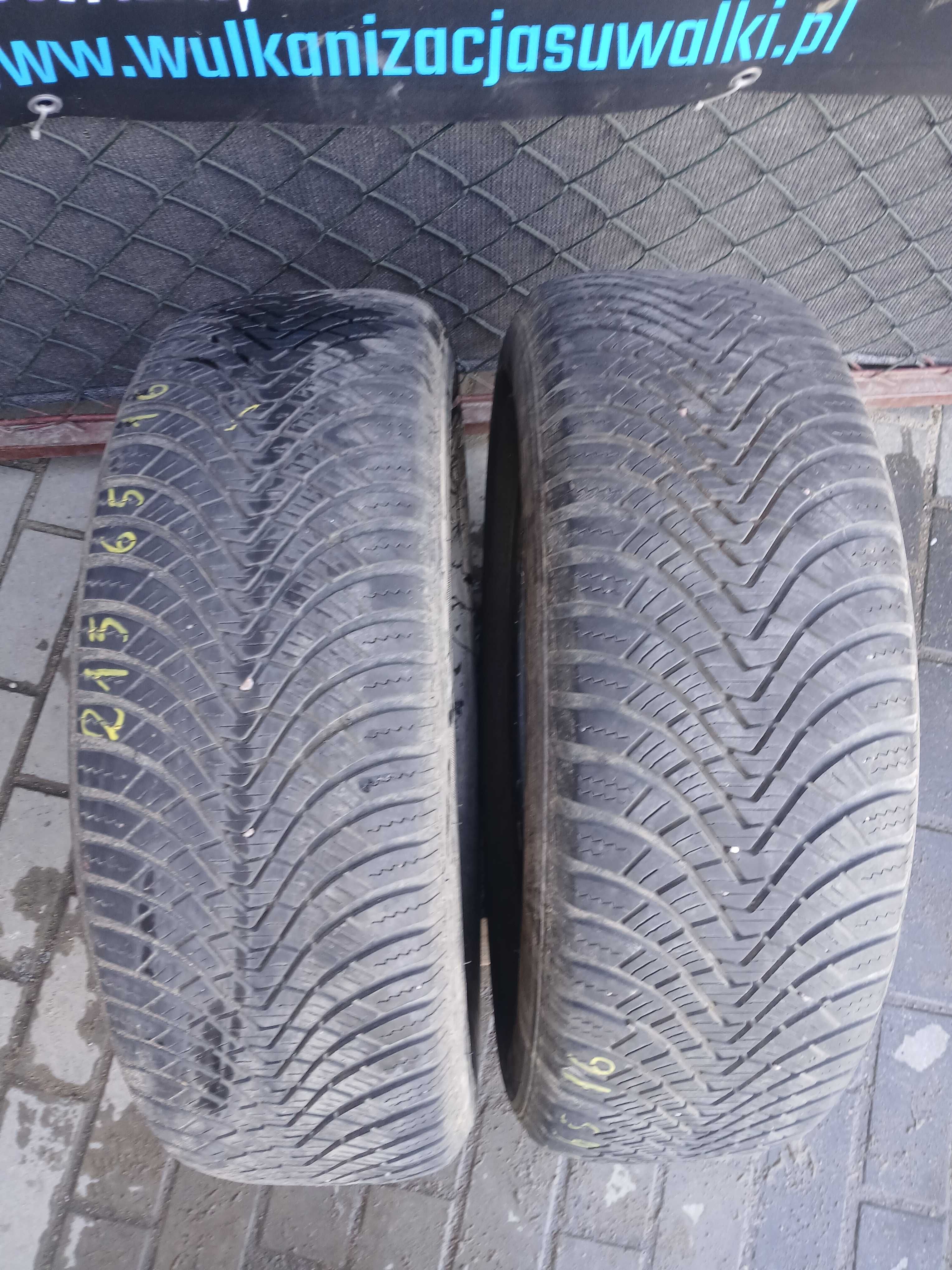 2x używane opony wielosezonowe 215/65 R16 Laufenn Gwarancja Montaż
