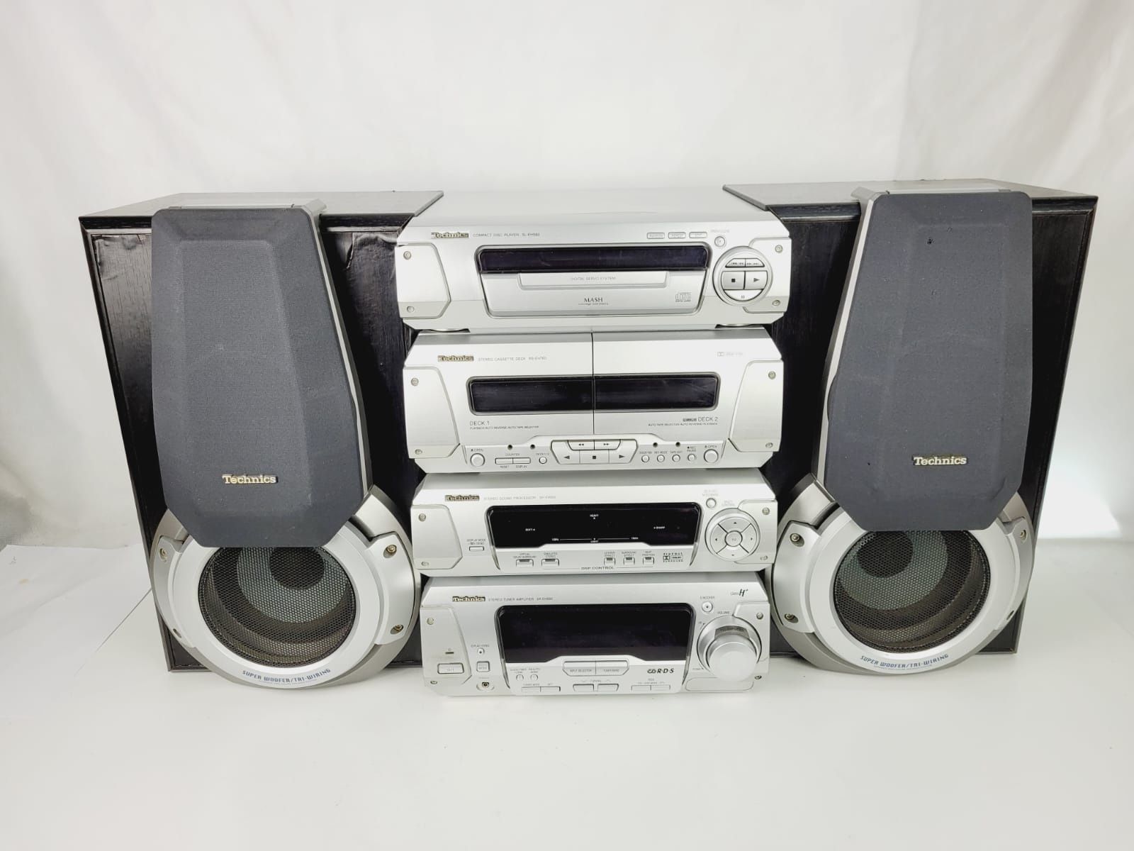 Technics SB EH 560 WIEŻA wzmacniacz kolumny equalizer tuner cd