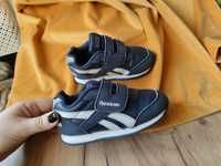 Reebok sneakersy buty na rzepy  rozm 24 granat + biel