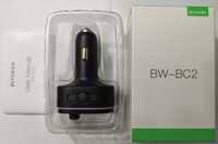 Transmiter FM Bluetooth BlitzWolf BW-BC2, 2x USB + USB-C, PD