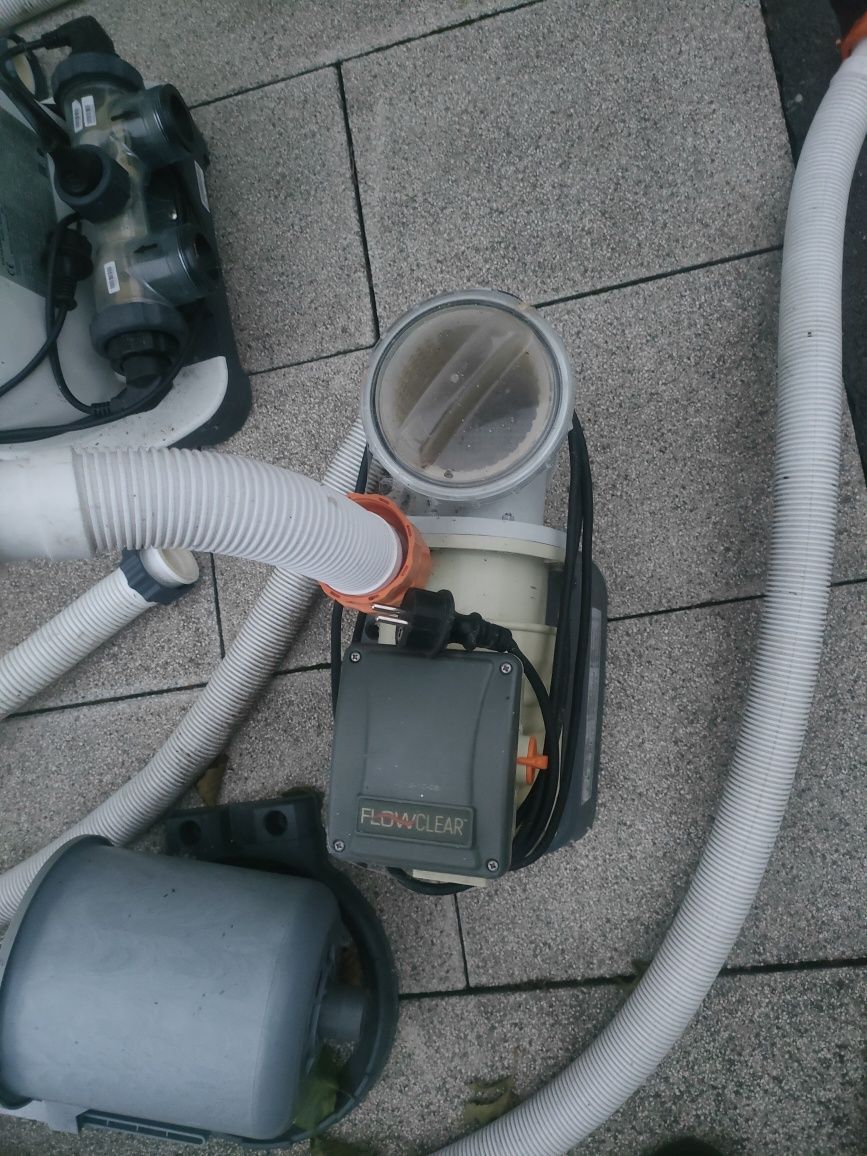 Sprzedam zestaw do basenu filtr + generator chloru