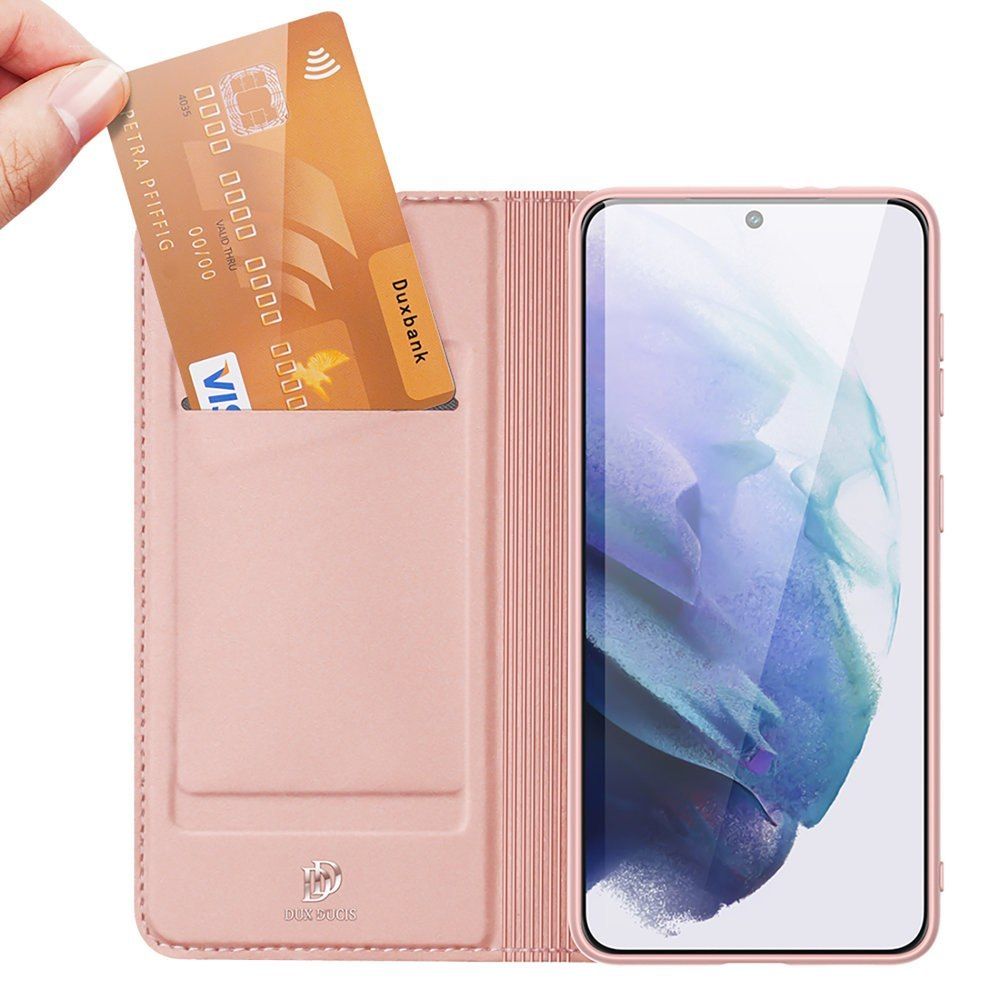 Etui Dux Ducis Skin Pro Z Klapką Do Samsung Galaxy S22 Plus Różowy