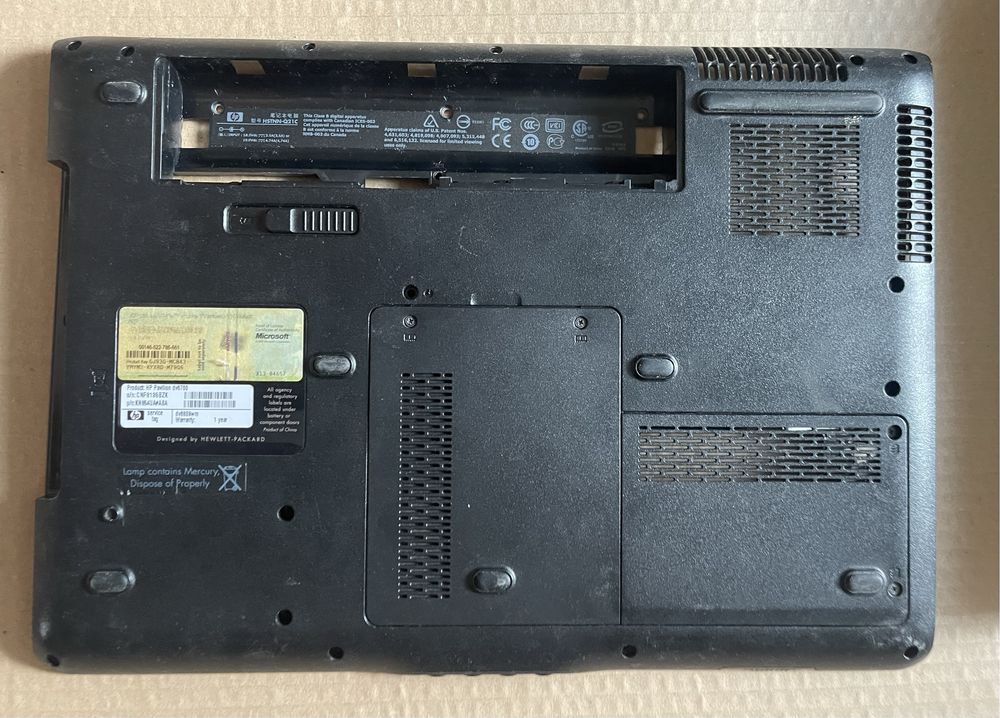 запчастини до ноутбука HP Pavilion dv6700