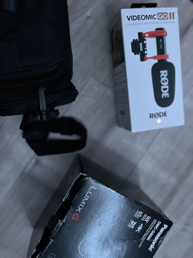 Panasonic Lumix g80 - Statyw - Mikrofon - Filtry