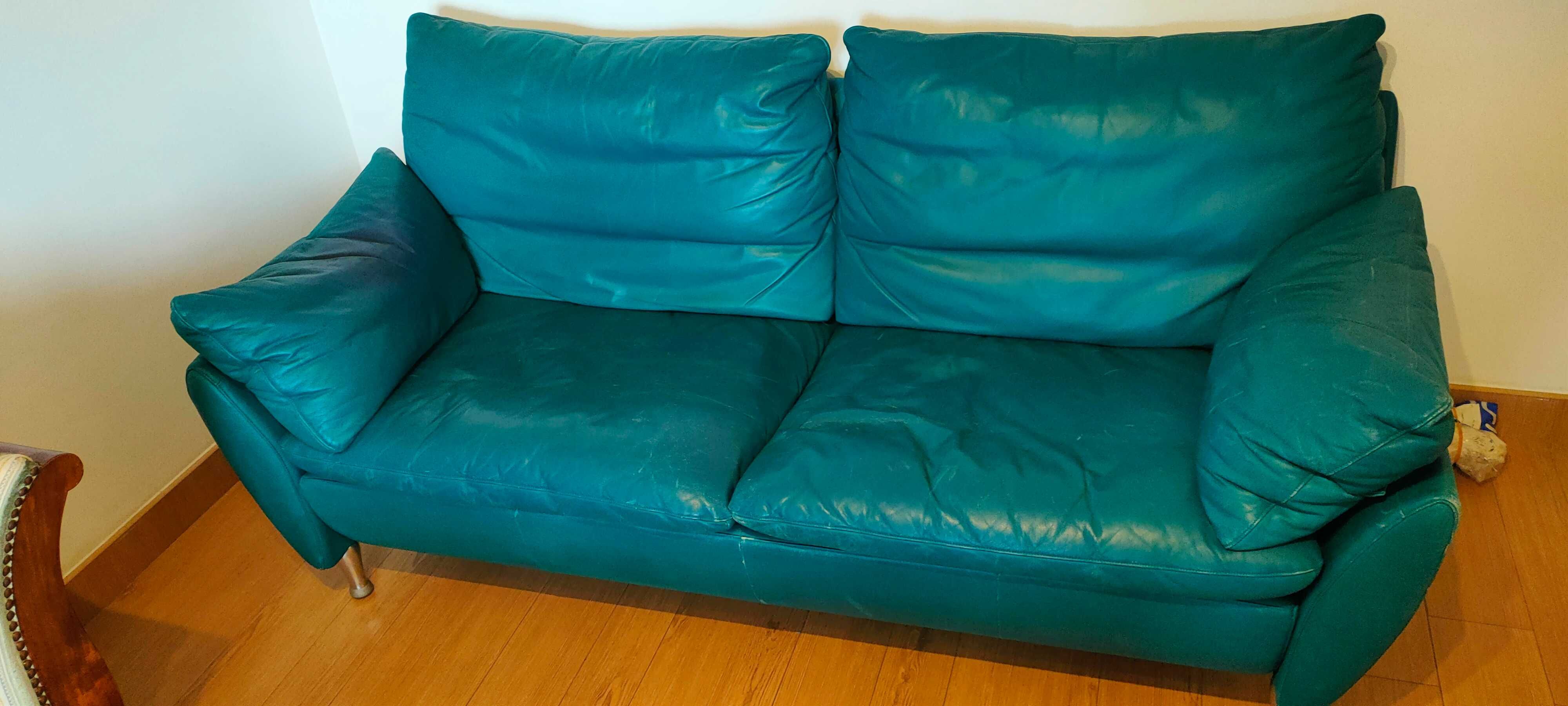 Sofa de couro, designed by Rolf Benz