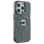 Karl Lagerfeld KLHMP15LHLSKIK iPhone 15  Pro 6.1" czarny/black hardcas