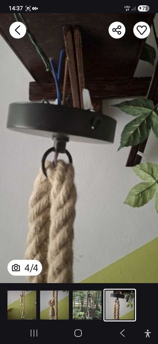 Lampa sznur 55cm