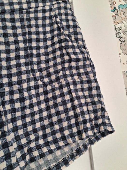 Tu spodenki szorty damskie w kratkę M/L