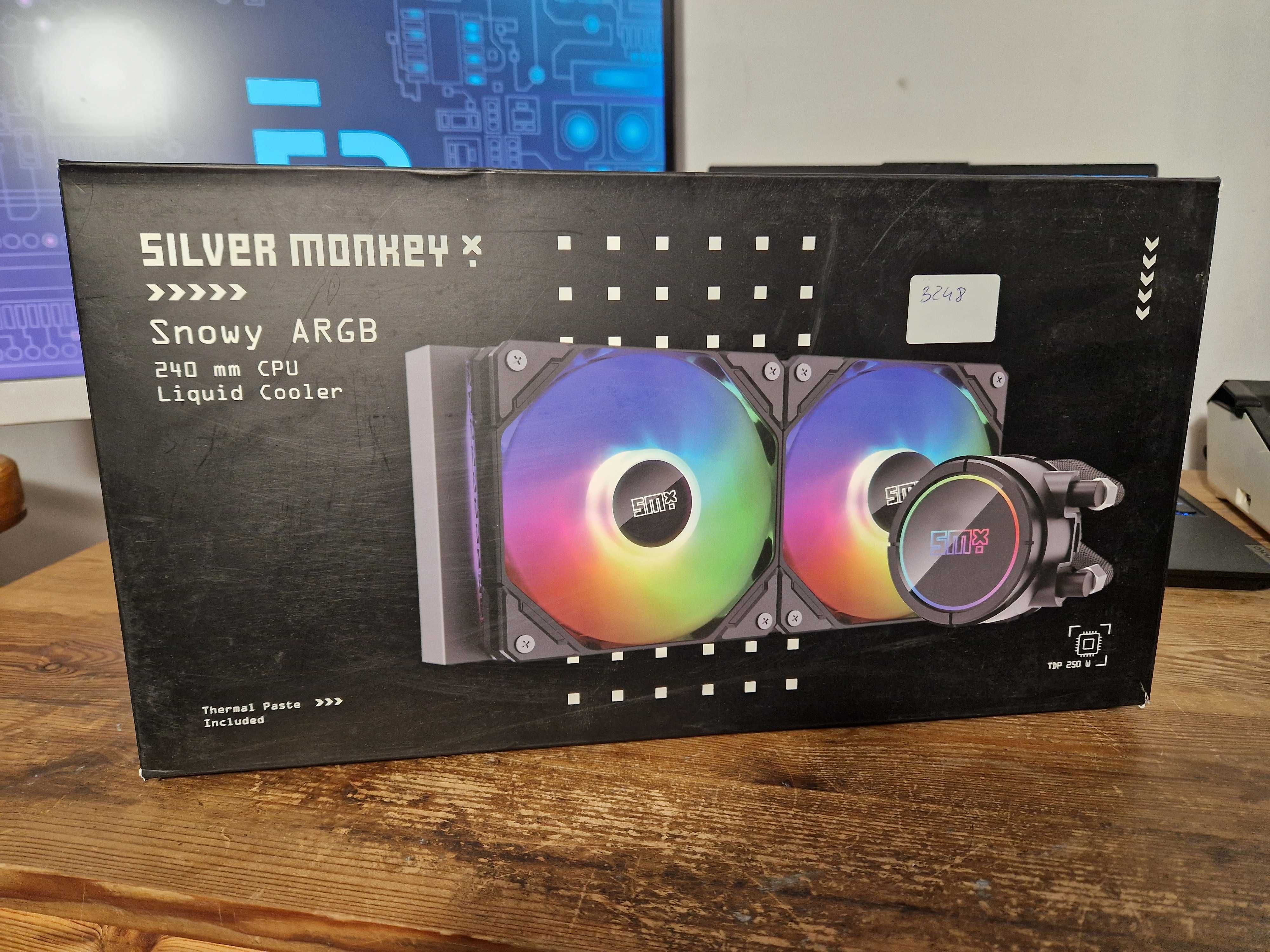 Chłodzenie wodne Silver Monkey X SNOWY ARGB 240 (3248)
