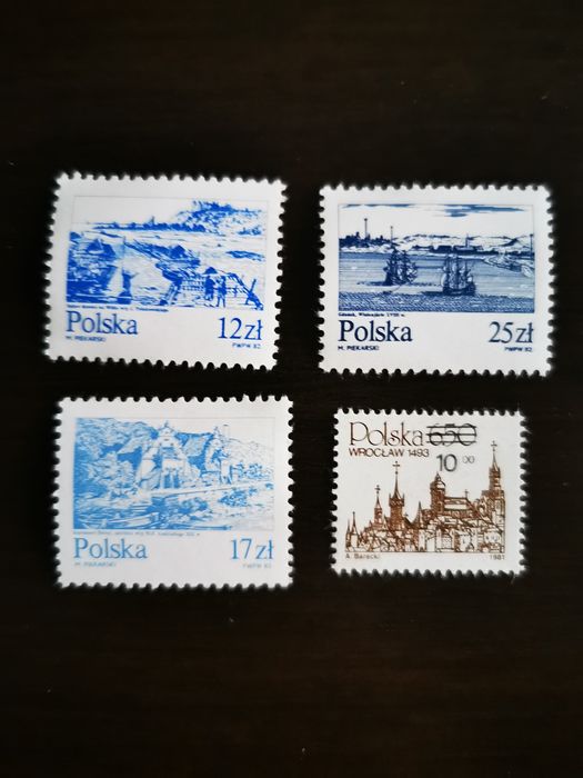 Znaczki pocztowe polska krajobrazy 1982r.