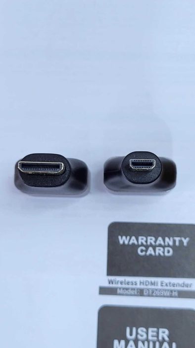 Bezprzewodowy nadajnik i odbiornik HDMI, obsługa 4K, Plug & Play