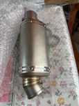 Vendo ponteira de moto inox nova
