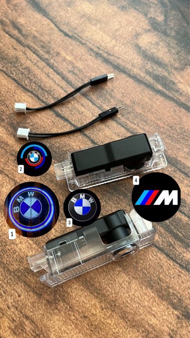 BMW LED підсвітка дверей • Проекція логотипу • F10 F30 E90 X3
