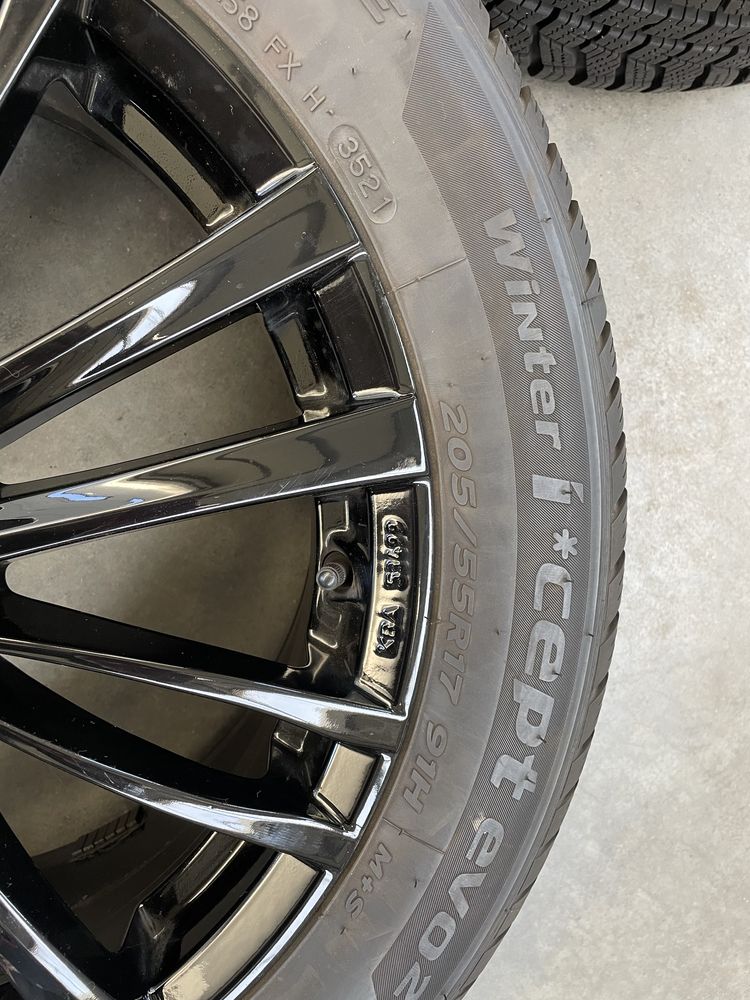 4x opony 205/55/17 hankook zimowe stan idealny 2021 rok