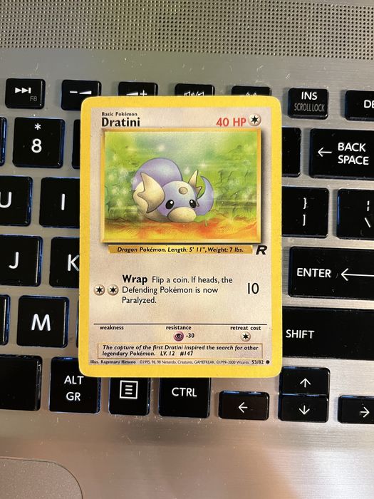 Karty pokemon oryginalne starsze Team Rocket Dratini