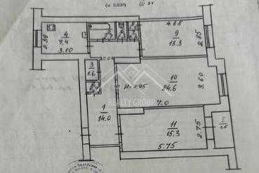 Продаж 3к квартири в центрі міста по вул. Гагаріна