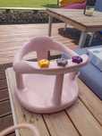 THERMOBABY Aquababy Wkład Fotelik do Kąpieli do Wanny Krzesełko różowe